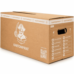 Umzugskartons 62x30x33 cm zweiwellig – stabil bis 40 kg –verstärkte Griffe – moving boxes Umzugskiste Karton stapelbar Umzugsbox Umzugkarton Lagerkarton Ordnerkarton Bücherkarton (10 Stück) Angebot bei HelloDeals