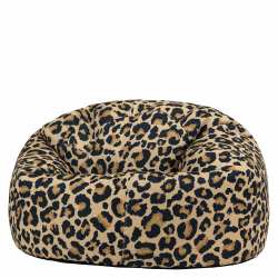 Icon Kingston Leopard Sitzsack, Webstoff, Sitzsack Erwachsene mit Füllung, Bean Bag, Lounge Sessel, Lounge Stuhl, Garten, Schlafzimmer, Wohnzimmer, Wohnzimmer Möbel Sitzsack Leopard Angebot bei HelloDeals