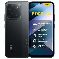 XIAOMI Poco C85, Smartphone 8+256GB, Handy mit Android, 6,9" 120Hz Display 7,99mm Design, MediaTek Helio G81-Ultra Octa-Core, 50MP AI-Zweifach-Kamera, 6000mAh, Schwarzn 8+256GB Black Angebot bei HelloDeals