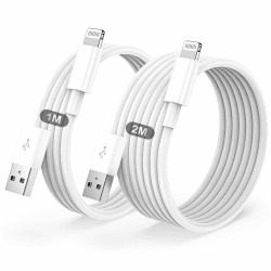 IPhone Ladekabel 2Pack 1M+2M USB auf Lightning Kabel MFi Zertifiziert für Apple Schnellladekabel,für IPhone 14/13/12/11/Pro/ProMax/Mini/XS/XR/MAX/X/8/7/6/6s/Plus/SE/iPad Mini Angebot bei HelloDeals