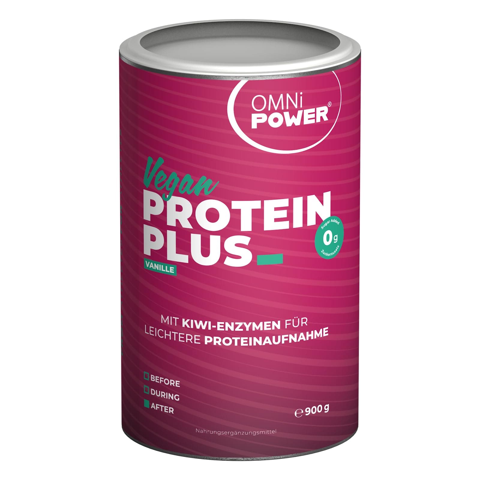 Protein Plus | Vanille | 900 g | 24 g Protein pro Portion | Pulver | Veganes Proteinpulver mit Kiwi-Enzymen | Ohne Zuckerzusatz Angebot bei HelloDeals
