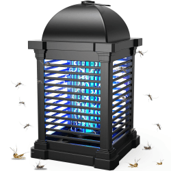 PALONE Insektenvernichter Elektrisch 20W 4300V für den Innen- und Außenbereich, Stark Elektrischer Mückenlampe mit UV Licht, Leistungsstark, Insektenfliegenfalle für Zuhause, Hinterhof, Terrasse Angebot bei HelloDeals