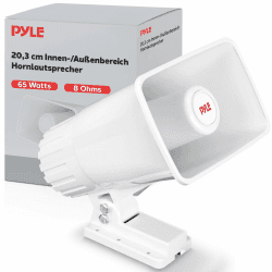 Pyle Hochtöner, Outdoor Lautsprecher, PA Lautsprecher mit 8Ohm Impedanz, Hornlautsprecher 65Watt Spitzenleistung, Inkl. Montagesupport & Zubehör 20 cm Angebot bei HelloDeals