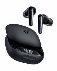 soundcore Liberty 4 Pro von Anker, Kabellose Noise Cancelling Kopfhörer, Earbuds mit 7 Sensoren, ANC in Echtzeit, 2× schneller Laden, Hi-Fi-Musik Studio-Niveau, klare Anrufe(Generalüberholt) Schwarz Matt Angebot bei HelloDeals