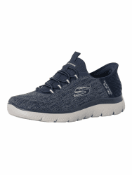 Skechers Damen Summits 12980W Wide Turnschuhe 46 EU Marineblaues Netzgewebe Angebot bei HelloDeals