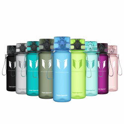 Super Sparrow Trinkflasche - Tritan Wasserflasche - 350ml, 500ml, 750ml, 1000ml - BPA-frei - Ideale Sportflasche - Sport, Wasser, Fahrrad, Fitness, Uni, Outdoor - Leicht, Nachhaltig 500 ml Meerblau Angebot bei HelloDeals