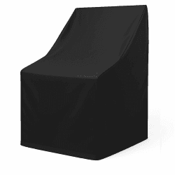 Gartenstühle Abdeckung aus 420D Oxford – Wasserdichte und Wetterfeste Abdeckung für Stapelstühle, UV-beständig, Reißfest, 64×64×70/120 cm Angebot bei HelloDeals