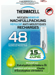 Thermacell Mückenabwehr Nachfüllpackung – 48 Stunden Mückenschutz | 12 Wirkstoffplättchen & 4 Gaskartuschen – Nachfüllpack für Thermacell Geräte 1 stück (1er Pack) 48 Stunden Angebot bei HelloDeals