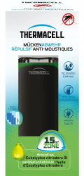 Thermacell Mückenabwehr Protect, innovatives und dekoratives Mückenschutz Standgerät im modernen Design, für Garten, Terrasse und Camping, schwarz-grün 1 Stück Angebot bei HelloDeals