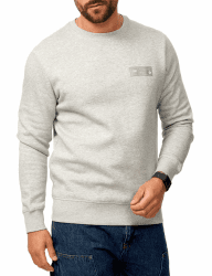 JACK & JONES Herren Sweatshirt Nicko Infinity Pullover Sweater XL Light Grey Melange Angebot bei HelloDeals