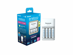 eneloop SmartPlus-Ladegerät für 1–4 AA/AAA NI-MH-Akkus, mit 4 eneloop AA/Mignon-Akkus mit verbesserter Kapazität und 10 Sicherheitsfunktionen Schnellladegerät mit 4x eneloop AA Angebot bei HelloDeals