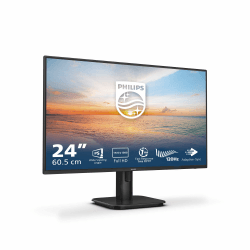 Philips 24E1N1100A - 24 Zoll Full HD Monitor, eingeb. Lautsprecher, 1 ms Reaktionszeit (1920x1080, 120 Hz, VGA, HDMI 1.4) schwarz 24" FHD Fester Standfuß IPS 120 Hz Angebot bei HelloDeals
