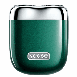 yoose MINI Rasierer Herren elektrisch, Elektrorasierer Herren aus Legierung, IPX7 wasserdicht elektrischer Rasierer Herren mit 8000rpm Motor, Typ-C-Kabel und magnetischer Scherkopf, Grün Angebot bei HelloDeals