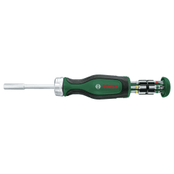 Bosch Ratschenschraubendreher mit Bit Magazin, 12-teilig (Ratschenschraubendreher mit hohem Drehmoment; 12 Bits im integrierten Bitmagazin enthalten; magnetischer Bithalter) - Amazon Edition 12-tlg. Angebot bei HelloDeals