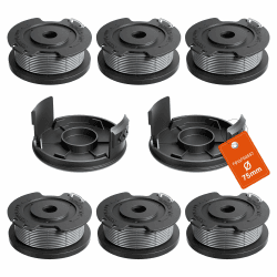 Ersatzfadenspule Für Bosch Rasentrimmer Akku EasyGrassCut 23/26/18/18-230/18-260/18-26, 6x Fadenspulen F016800569 2x Trimmerkappen F016F04557 (Nylon-Trimmerfaden Ø1.65mm Länge 4.9m) 6*f016800569+2*f016f04557 Angebot bei HelloDeals