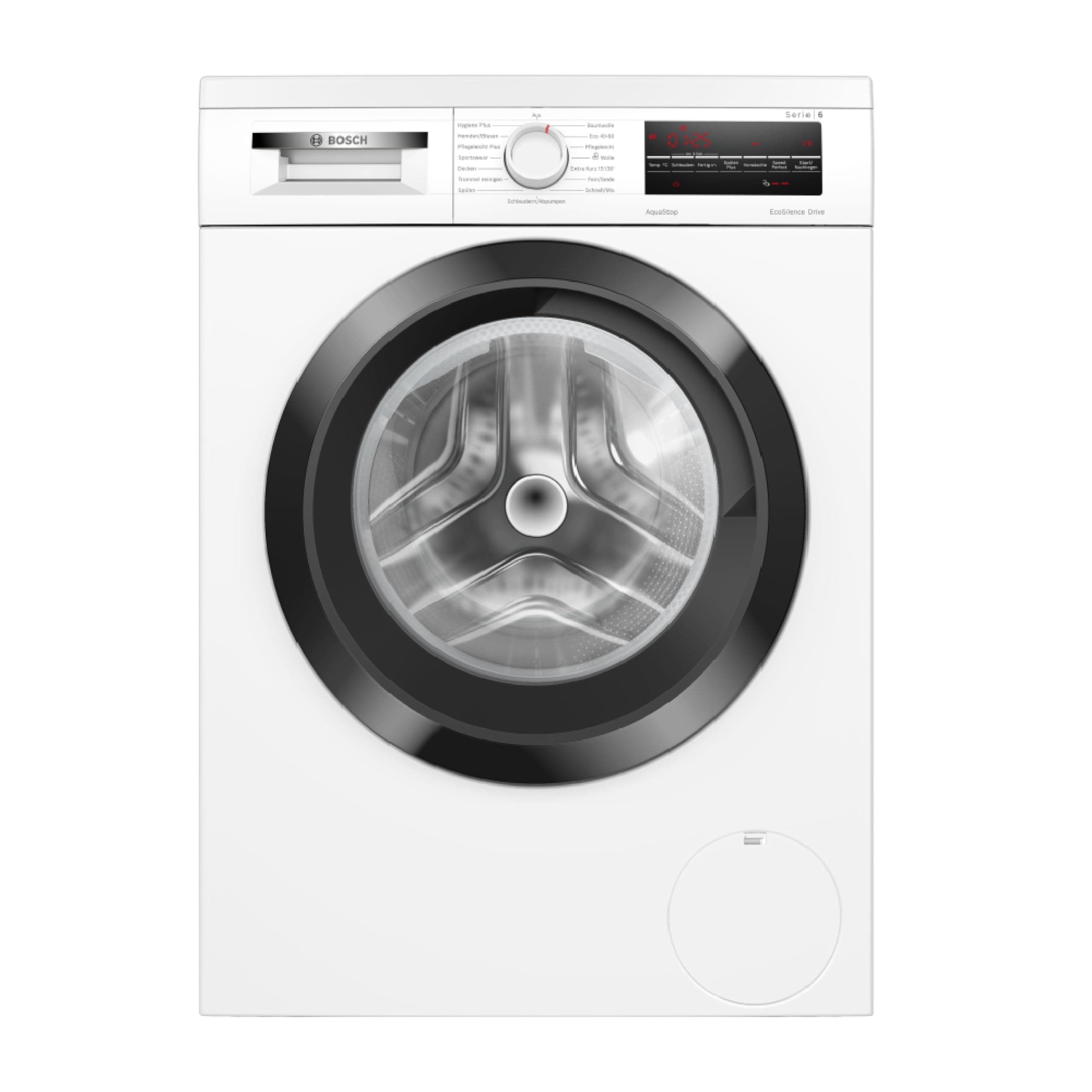Bosch WUU28T48, Serie 6, Unterbaufähige Waschmaschine, 1-8kg, 1400 UpM, Maximale Energie- und Wasserersparnis, Speed Perfect, Extraprogramme für Sport, Dunkles und Babykleidung, Nachlegefunktion Angebot bei HelloDeals