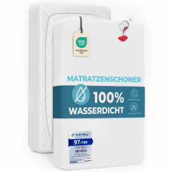 Dreamzie Matratzenschoner 90 X 200 cm Wasserdicht, für Kinder - Matratzenschutz Weich, Hypoallergen und Atmungsaktiv – Oeko-Tex Zertifiziert 1 90 x 200 cm Angebot bei HelloDeals