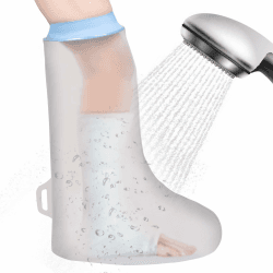 Fasola Duschschutz Bein, Wasserschutz Gipsbein für Dusche, Wiederverwendbarer Wasserdichter Beinprotektor, Wundpflegezubehör Kurzes Bein für Erwachsene Angebot bei HelloDeals