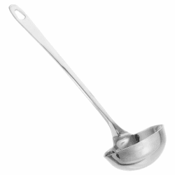 MAGICLULU Edelstahl-Schöpfkelle Mit Ausgießer 10.63In Suppenkelle Für Rechts- Und Linkshänder Küchenutensil Zum Präzisen Servieren Von Suppe Und Soße Angebot bei HelloDeals