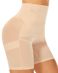 YADIFEN Shapewear Damen Bauchweg Unterhose, Hohe Taille Bauch Weg Hose Miederhose Panty Mit Bein Miderpants Shorts Body Shaper Bauchweg Unterwäsche Hose unter Kleid Kurze Shorts Beige M Angebot bei HelloDeals