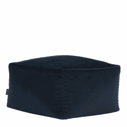 Icon Amara Hocker, Dunkelblau, Flauschiger Samt Stoff, Samt Sitzsack, Sitzpuff, Pouf Hocker mit Füllung, Fußhocker für das Wohnzimmer, Deko Wohnzimmer Dunkelblau 40T x 40B x 24H cm Angebot bei HelloDeals