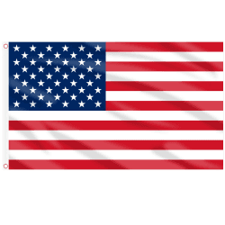 AhfuLife USA Flagge 90 x 150 cm für Deko 2026 WM, 1 Stück Amerika Fahne Leuchtenden Farben mit Messing-Ösen für Deko USA 250 Jahre 4. Juli Hausgarten Party Bar 150 x 90cm - 1Stück USA Flagge Angebot bei HelloDeals