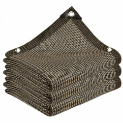 Schattierungsnetz Sonnenschutznetz Garten Schattennetz Mit ösen,Kaffee 85% Leicht und Haltbarkeit Beschattungsnetz Schattiernetz für Pergola Gewächshaus die Terrassenüberdachung 3x6M Kaffee 85% Angebot bei HelloDeals