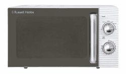Russell Hobbs RHM1731 Inspire Solo Mikrowelle, 17 Liter, 700W, Weiß, mit 5 Leistungsstufen, Timer, Auftaufunktion, Leicht zu Reinigen Angebot bei HelloDeals