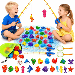 30 Pcs. Angelspiel Magnetisch Wasserspielzeug Kinder Outdoor Pool Spielzeug Kinder ab 3 4 5 Jahre Badewannenspielzeug Badespielzeug Gartenspielzeug für Kinderpool/Planschbecken/Strand 23.62 cm x 16.25 cm x 10.41 cm Angebot bei HelloDeals