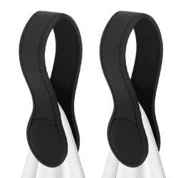 2 Stück Magnetische Handtuchclips,Handtuchhalter Leder,Leicht Zugänglicher Handtuchaufhänger,für Küchen und Badezimmerzubehör(schwarz,2pcs) Schwarz 2pcs Angebot bei HelloDeals