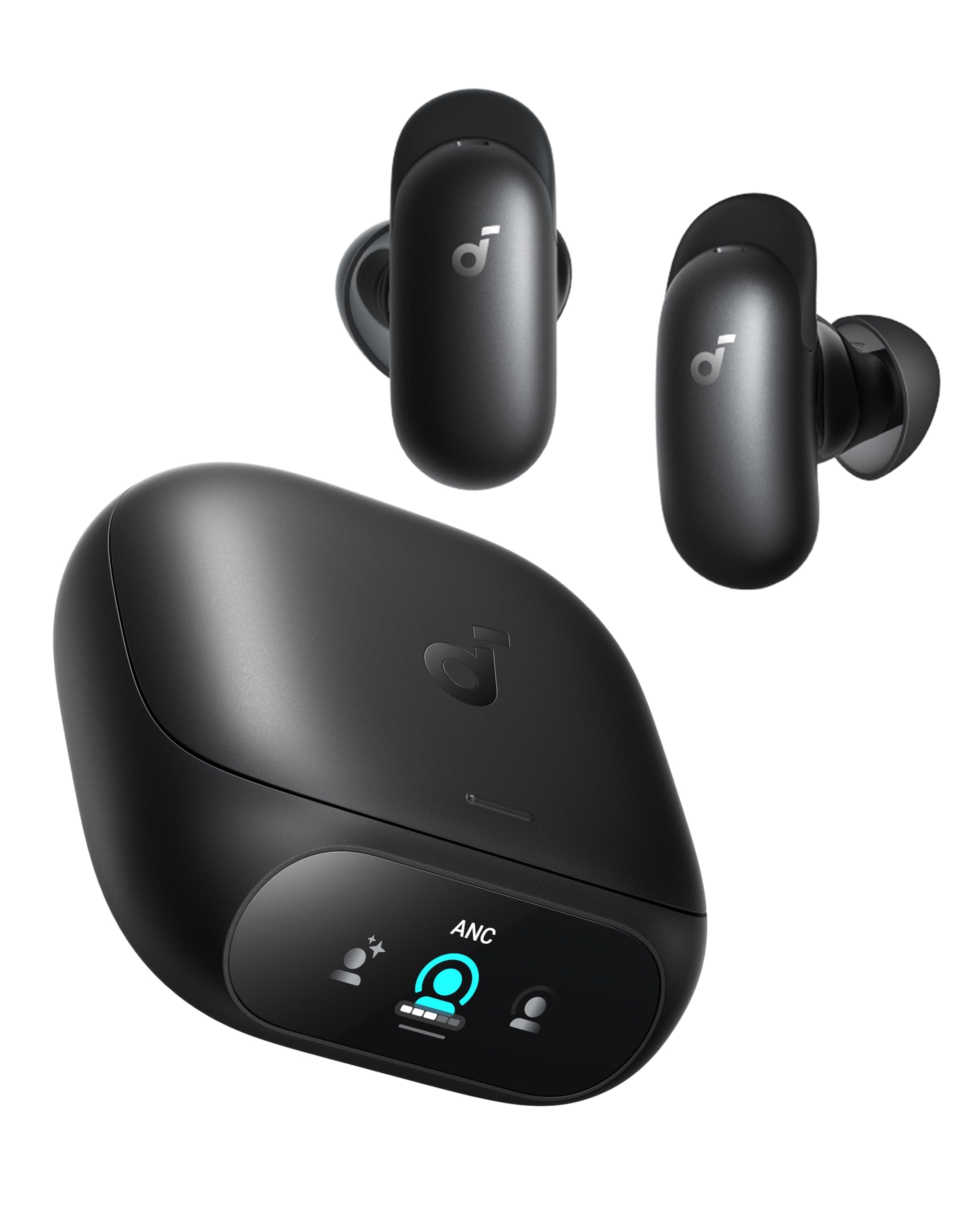 soundcore Anker Liberty 5 Pro, Guinness World Record Anrufqualität 10 Mikros, Noise Cancelling Kopfhörer ANC 4.0, Hi-Res Kopfhörer Kabellos Bluetooth, Dolby Atmos, LDAC, 28h, IP55 für Apple & Samsung Liberty 5 Pro Space Schwarz Angebot bei HelloDeals
