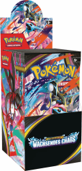 Pokémon-Sammelkartenspiel: Boosterpack-Display Mega-Entwicklung – Wachsendes Chaos (enthält 18 Boosterpacks) Angebot bei HelloDeals