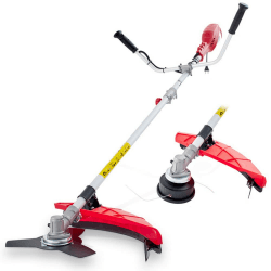 HECHT Elektro Freischneider Motorsense - leistungsstark mit 1400 Watt - 42 cm und 25,4 cm Schnittkreis - inklusive Doppel Faden Spule und Metall 3-Zahnmesser - leichte Handhabung, Antivibrationsgriff Angebot bei HelloDeals