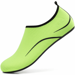 VOLHAL Badeschuhe Damen Wasserschuhe Herren Schwimmschuhe Schnell Trocknend Strandschuhe rutschfeste Aquaschuhe Leicht Surfschuhe für Beach Pool Yoga 39 EU A787 Grün Angebot bei HelloDeals