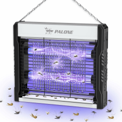 PALONE Insektenvernichter Elektrisch 4000V, 2 UV LED Mückenlampe USB C Elektrischer Mückenfalle Hängbar Insektenfalle Ungiftig Geruchsneutral für Innen WD-258 Angebot bei HelloDeals