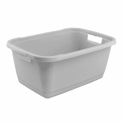 keeeper Wäschewanne, Stabiler Kunststoff, 52 l, Aenna, Nordic Grey, cca 65 x 44 x 28 cm Nordic Grey 52 L Angebot bei HelloDeals
