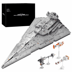 13135 Imperial Sternenzerstörer Spielzeug mit 3 Mini-Raumschiffen,11885 Klemmbausteine Technik Sternenzerstörer, Sammlerstück für Erwachsene,kompatibel mit UCS Imperial Star Destroyer Angebot bei HelloDeals