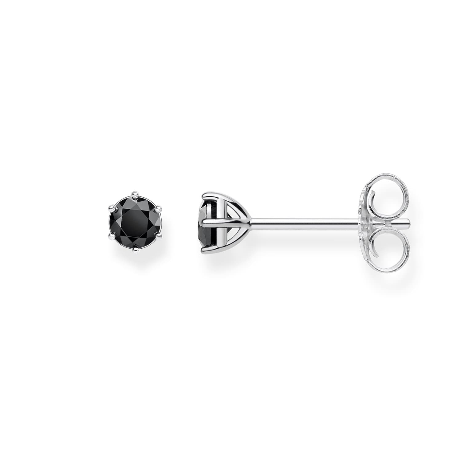 Thomas Sabo Ohrstecker Stein 925 Sterling Silber H1964 silberfarben, schwarz Angebot bei HelloDeals