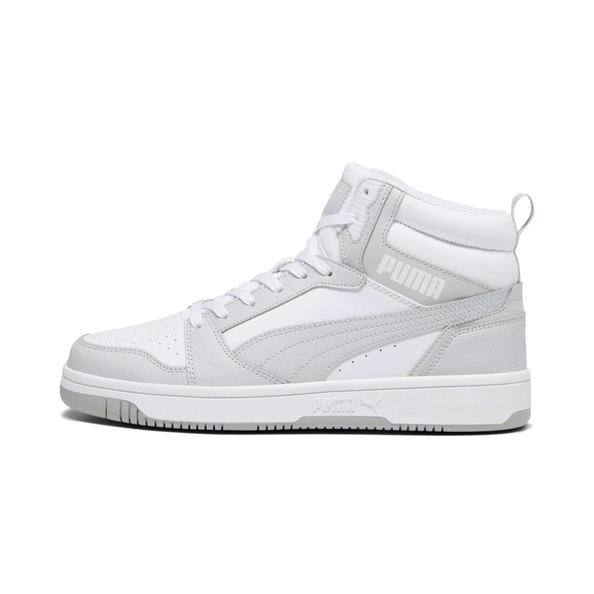 Puma Unisex Rebound V6Sneaker 48 EU Puma White Ash Gray Angebot bei HelloDeals