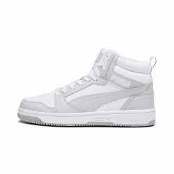 Puma Unisex Rebound V6Sneaker 48 EU Puma White Ash Gray Angebot bei HelloDeals