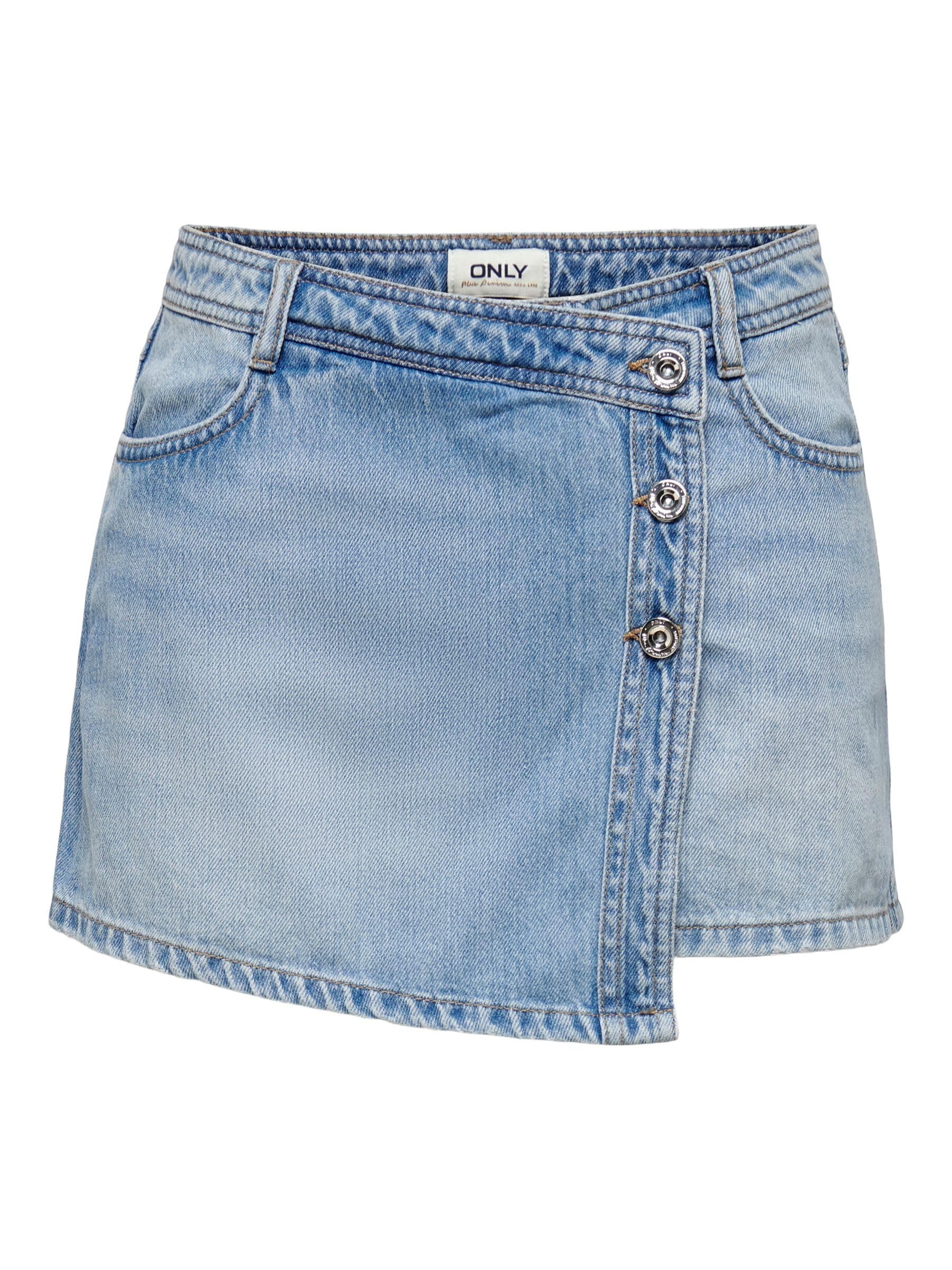 ONLY Female Rock ONLLESLY Rock Minirock Light Blue Denim L Angebot bei HelloDeals