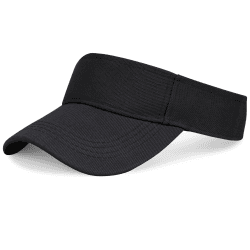 Unisex Visoren Cap Sonne Hut Golf Tenniskappe mit Sonnenblende Baseball Kappe Baseballmütze Einstellbar Visor Sommer Schirmmütze für Damen Herren Einheitsgröße Schwarz Angebot bei HelloDeals