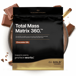 Protein Works | Total Mass Matrix 360 – GOLD Innovation, Tri-Protein-Mix, Mass Gainer, Proteinpulver mit Kreatin-Monohydrat, Glutamin & Vitamin‑Mineral-Mix, Chocolate Silk, 8 Portionen, 2.12kg Schokolade 2.12kg Angebot bei HelloDeals