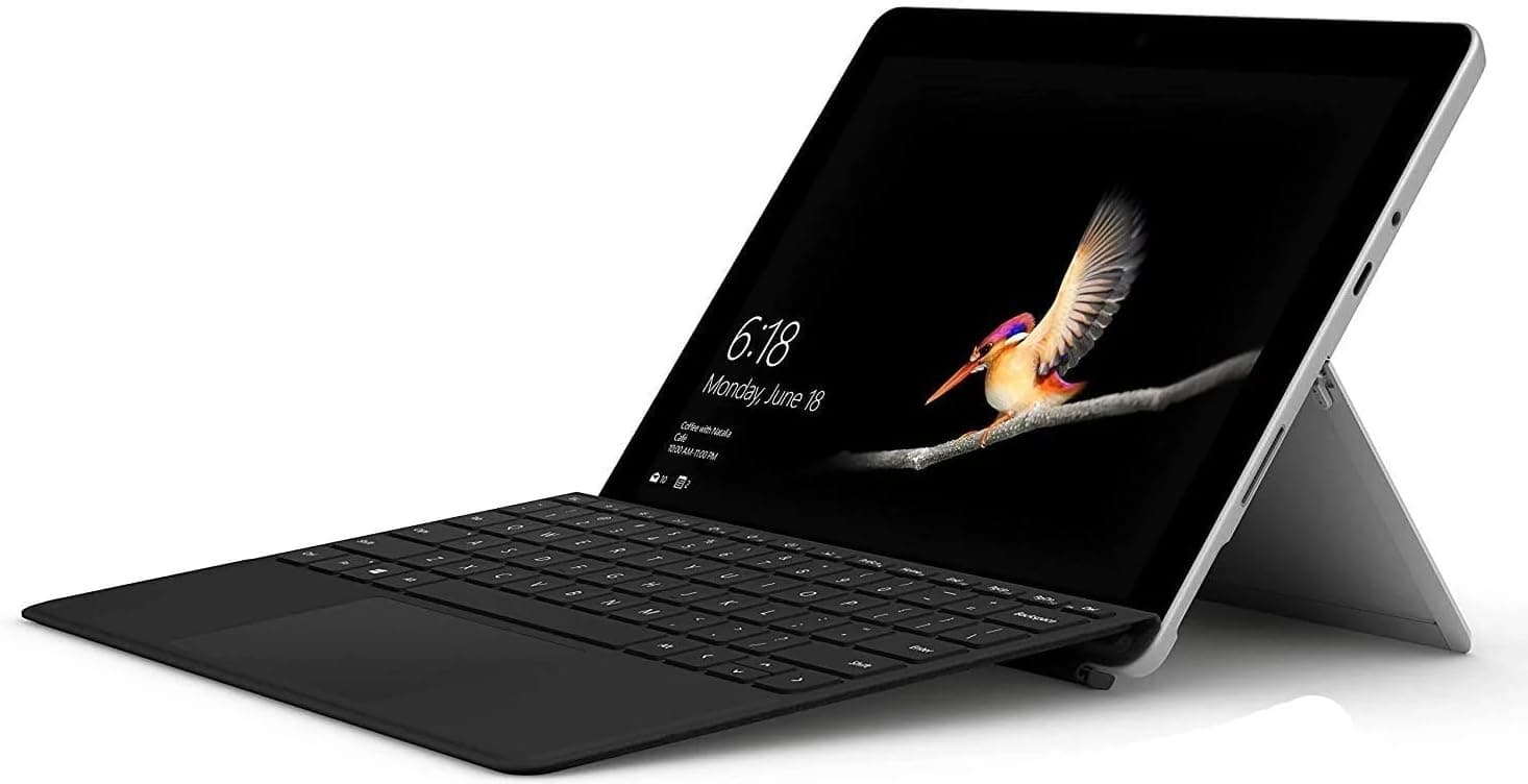 Microsoft Surface Go 2 Touchscreen Laptop, 10,5 Zoll FHD (1920 x 1080), Intel Pentium Gold 4425Y, 4 GB RAM, 64 GB SSD, japanische Tastatur, ohne USB-Anschluss, Windows 11 Pro (generalüberholt) Angebot bei HelloDeals