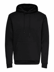 Only & Sons Male Kapuzenpullover ONSCERES Sweatshirt L Schwarz Angebot bei HelloDeals
