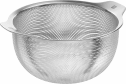 ZWILLING Table Küchen-Sieb Edelstahl mit 2 Griffen, 24 cm, Spülmaschinengeeignet, Rostfrei, Silber Angebot bei HelloDeals