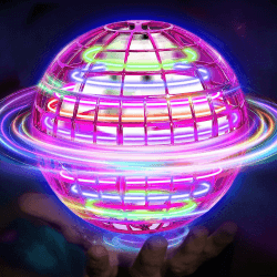 Fliegender Ball, Hover Flying Ball Fliegensphere Magic Schwebender Afara Fly Orb Flugball, Hoverball Spinner Mini Drohne Dekompressionsflugzeug für Kinder, Geschenke Für Jungen Mädchen Indoor Outdoor Rosa Angebot bei HelloDeals