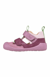 Affenzahn Lauflerner Sandale Leder Freely mit Klettverschlüssen, Flexibel, Atmungsaktiv, Leicht in Größe 19-26 22 EU Otter Lila Angebot bei HelloDeals
