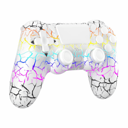Pogriko Wireless Controller für PS4, Game Controller kompatibel mit PS4/Pro/Slim/PC, Gamepad Joystick mit RGB LED, Dual Vibration, 6-Achsen Gyro Sensor, Audiobuchse, Touchpanel Angebot bei HelloDeals