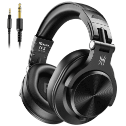 OneOdio Kopfhörer Over Ear, DJ Kopfhörer mit Kabel, Professionell Geschlossener Studio HiFi Kopfhörer mit Share Port für E-Drum Piano Gitarre AMP Recording Monitoring Schwarz A71 Angebot bei HelloDeals